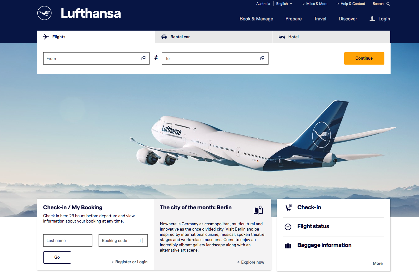 Portrait of Lufthansa