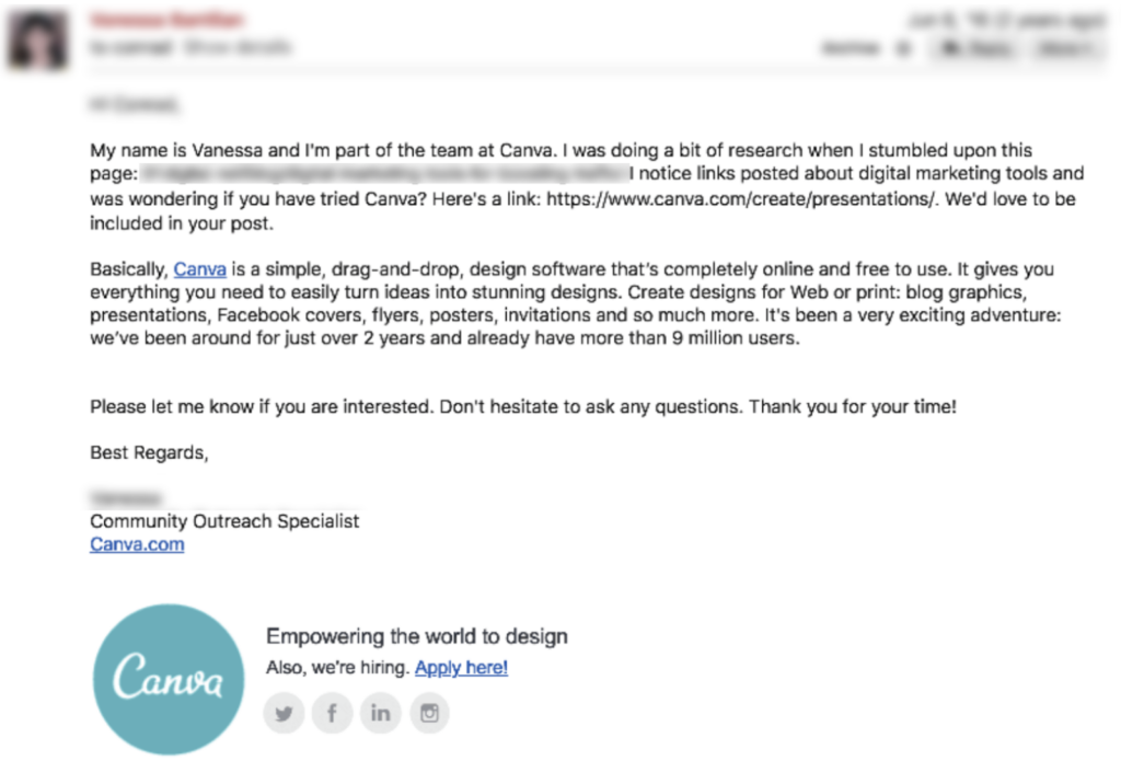 Canva Outreach 2