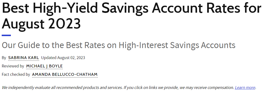 Good Fintech SEO content