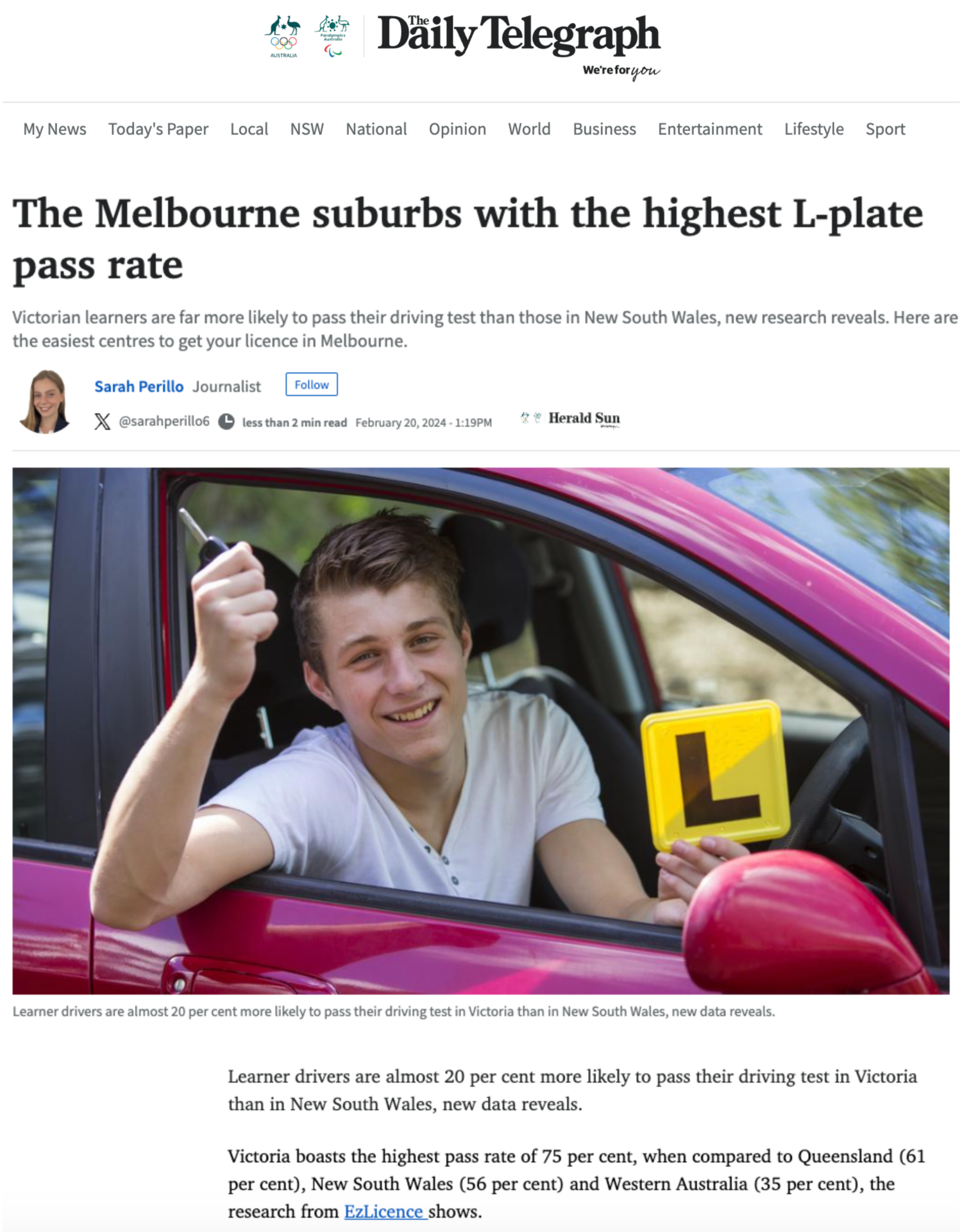 Portrait of Daily Tele